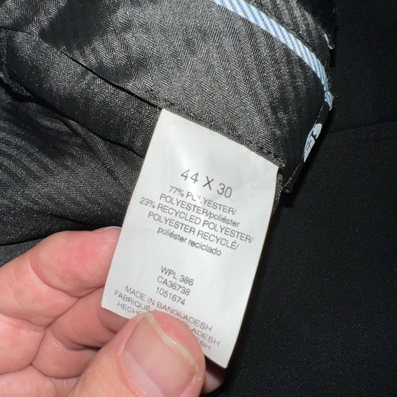 Practically new men’s black slacks by Hagar. - Picture 2 of 3